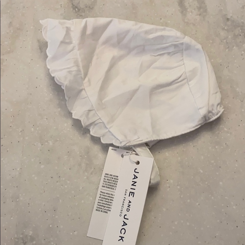 Janie and Jack Baby Girl 3-6M Bonnet